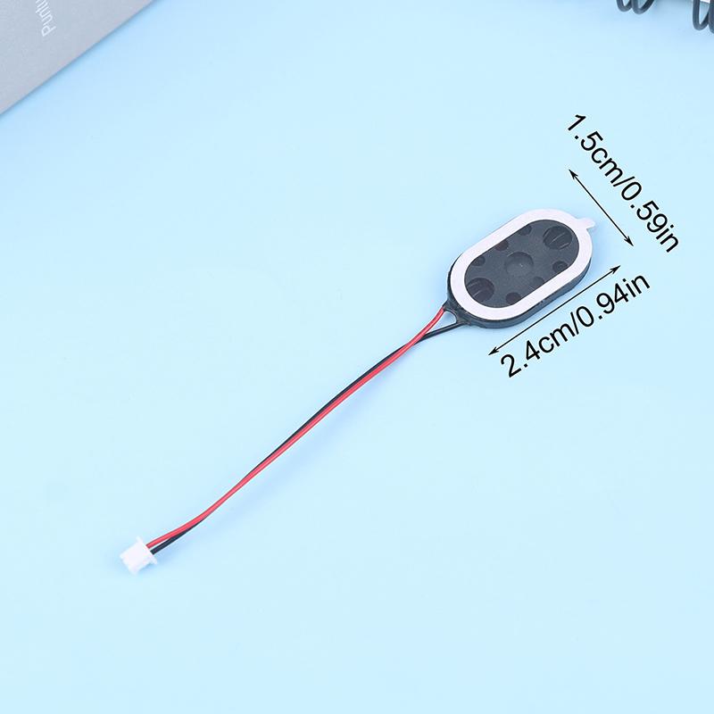 2Pcs 24*15Mm Micro Plastic Internal Magnetic Loudspeaker 1W 8Ohm Mini Horn