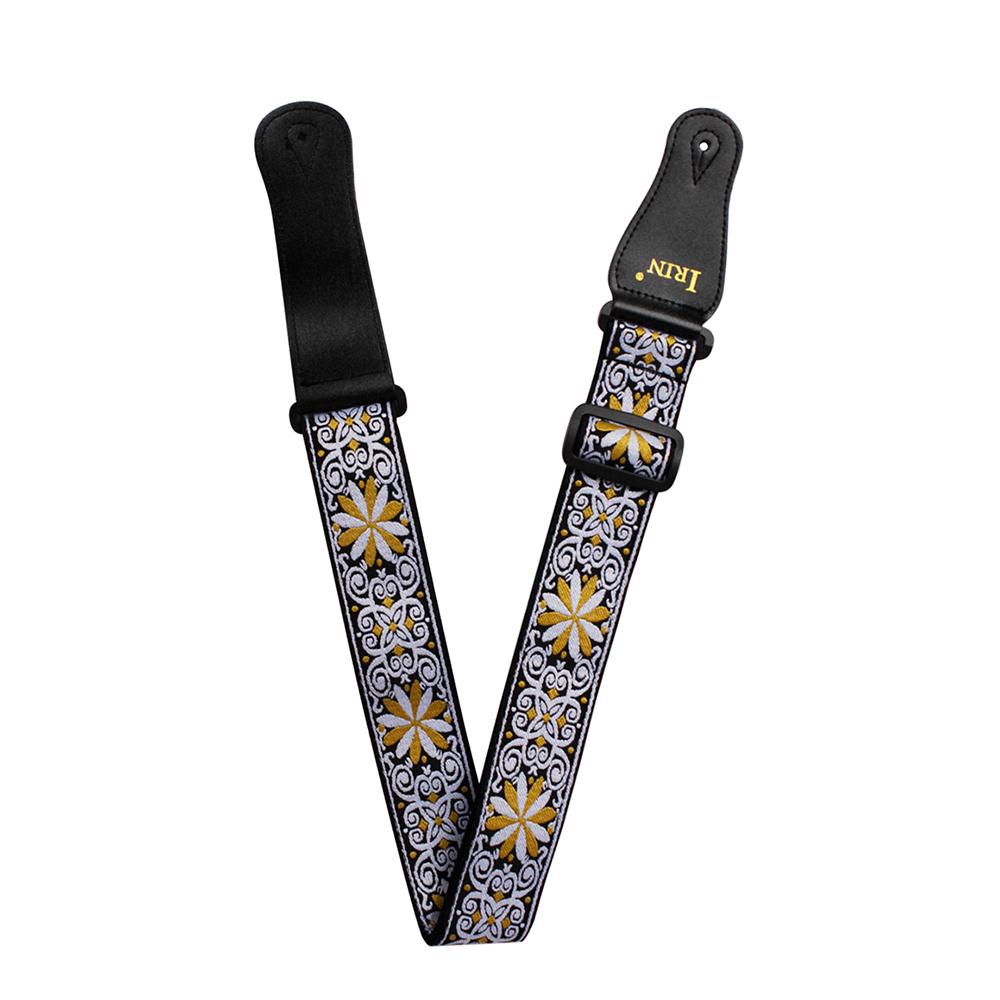 2pcs IRIN Adjustable Embroidery Guitar Straps For Guitars Accessories New