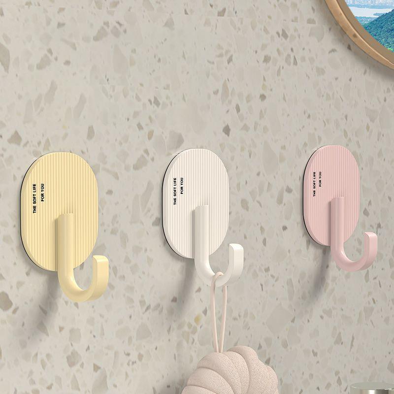 Самоклеящийся держатель для полотенец, прочные настенные крючки, вешалка для сумок, дверь в ванную, кухонная вешалка, крючок для хранения домашних принадлежностей, органайзер