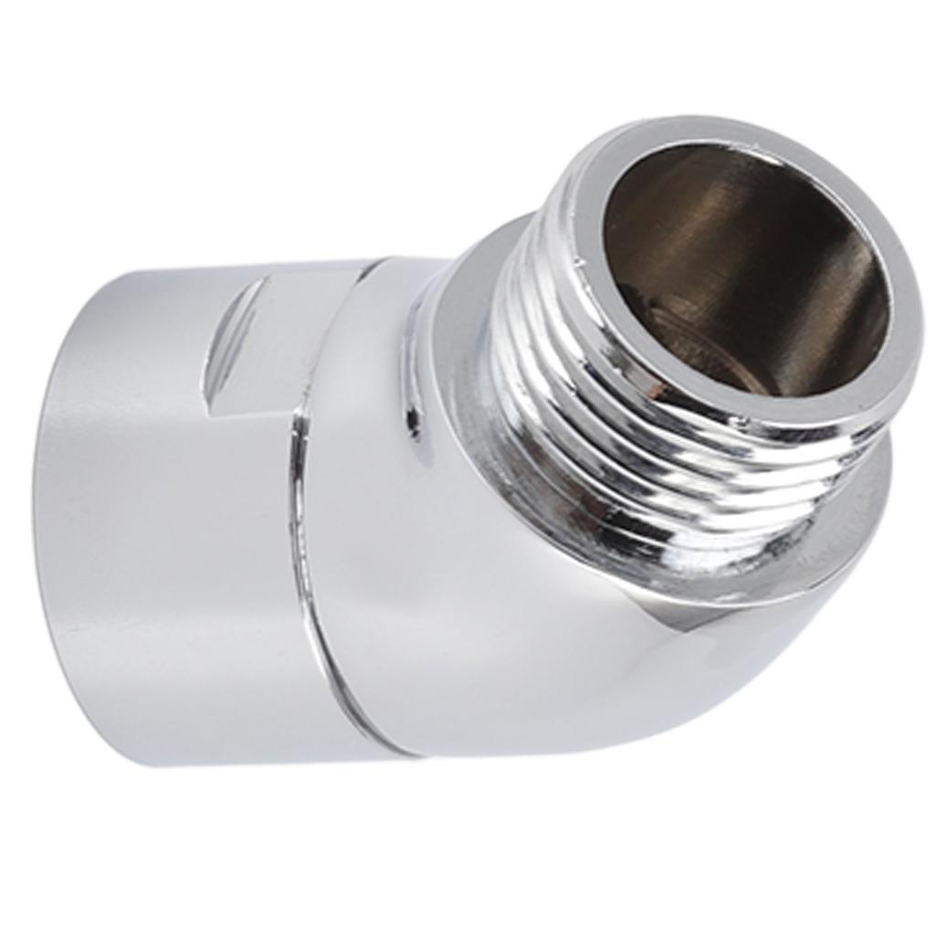 Адаптер для душа с ручным держателем, 135 градусов, душевая лейка, латунный адаптер для душа, аксессуары для душа G1/2 дюйма