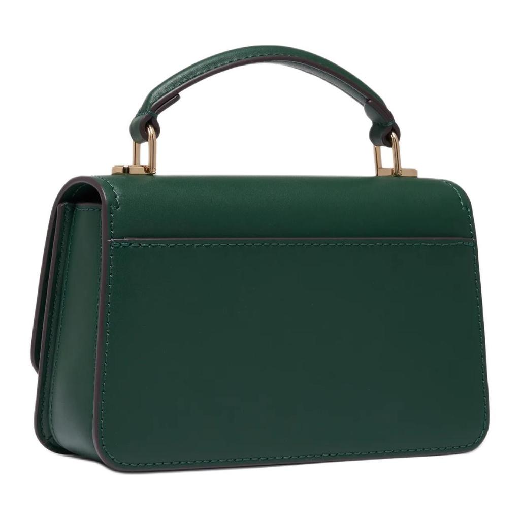 Michael Kors Mk Delancey Metal Logo Chain Shoulder Bag Leather Crossbody Handbag Small Women handbags Green 32T4GD8C5L-372