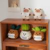 Positive Potato Desk Accessorie Offices Accessorie Crochet Animal Ornament Handmade Woven Gift Table Decor Home Decor Room Decor