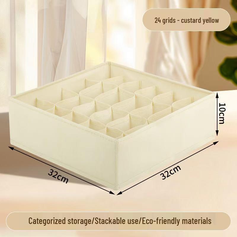 Складной ящик для хранения нижнего белья и носков с разделителями – Органайзер для ящика для бюстгальтеров и трусиков