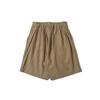 EASE Linen Half Banding Bermuda Pants_Beige_Unisex
