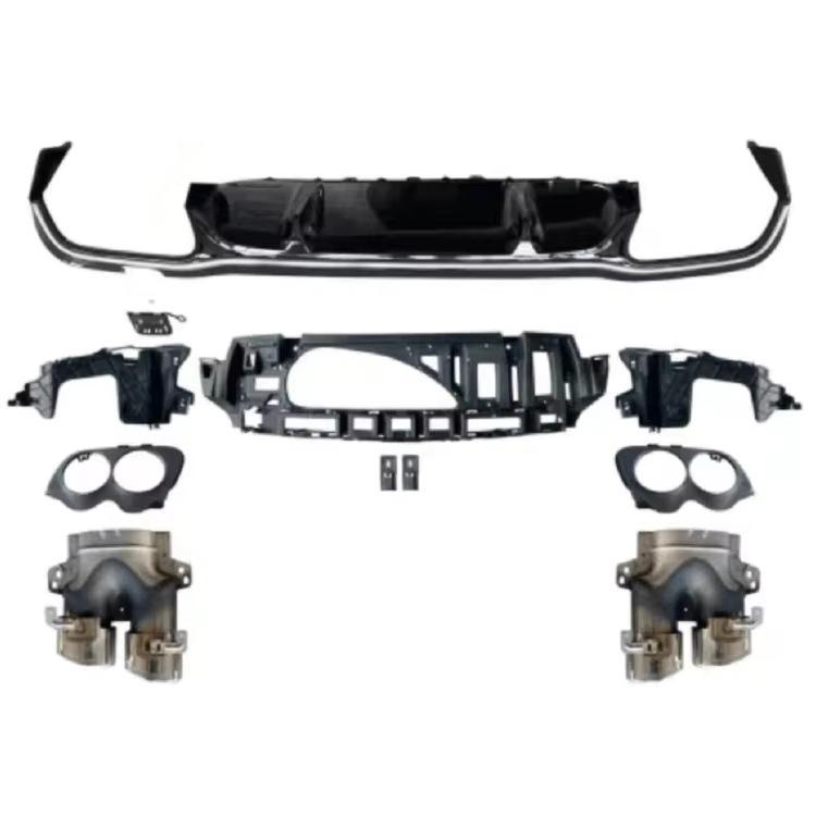 Mercedes-Benz E-Class W213 E53 AMG Rear Diffuser with Tailpipe Holder