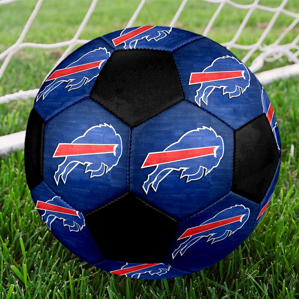 РАЗМЕР 5 Футбольный мяч Buffalo Bills Цветной Для всех возрастов Машинная строчка ПВХ Готов к соревнованиям Прочный Высокий отскок