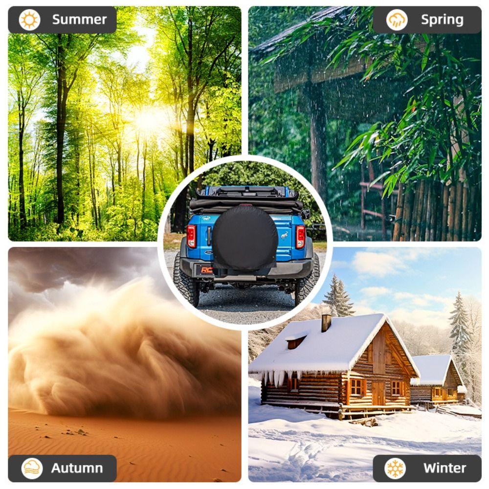 Waterproof Spare tire cover Dust-proof Tire Cover Case Auto Wheel Tire Storage Bags SUV