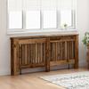 Radiator Cover Vintage Wood Look 172 x 19 x 81.5 cm Engineered Wood