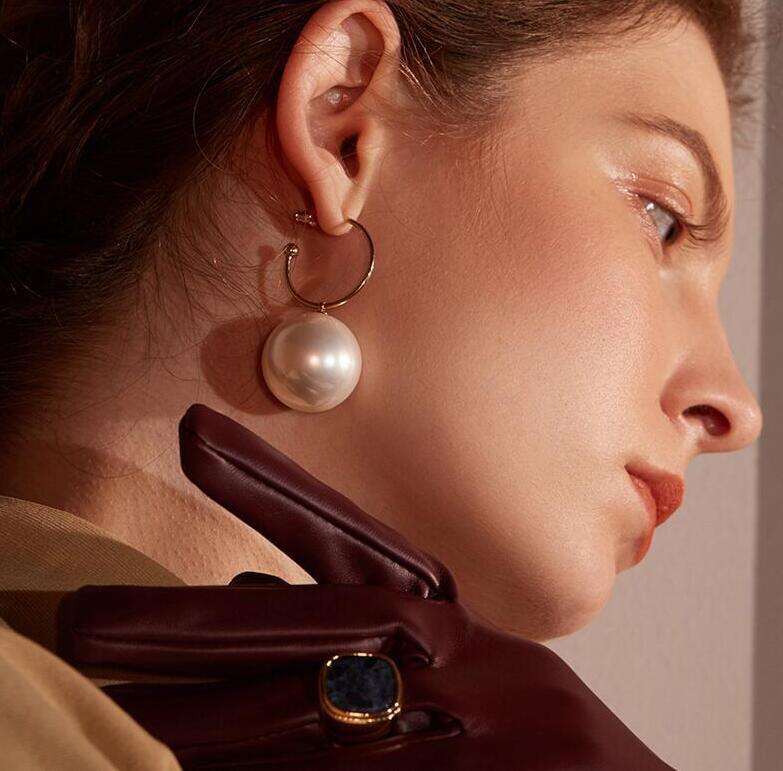 Серьги с жемчугом: Шикарные, универсальные, минималистичные корейские серьги-подвески для женщин