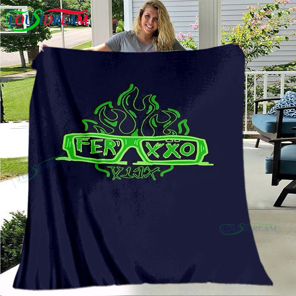 100% Polyester Pop Singer F-Ferxxo Four Seasons Blanket Sofa Cover Travel Bed Plush Blanket Travel Office Break Blanket Gift