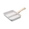 CB Japan Frying 2 Simultaneous Gray IH Fluororesin Coating Frying Pan That Allows You To Make Two Items At the Same Time MC Copan Pan, Parts, Cooking,