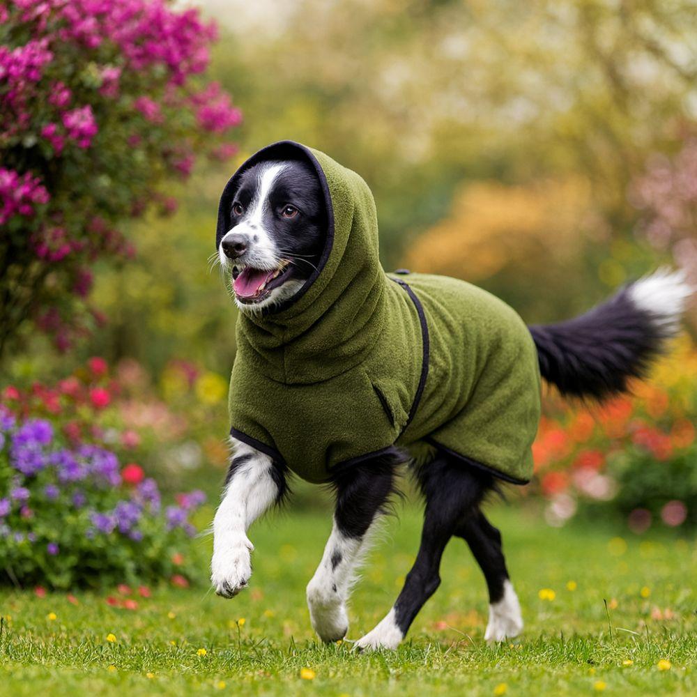 Бархатная успокаивающая куртка для собаки Утолщенный однотонный зимний жилет-пальто для собаки Теплая ветрозащитная успокаивающая одежда для собак Универсальная для домашних животных