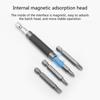 1/4" Hex Shank Extension Rod 6.35mm Hex Extended Rod 80mm Magnetic Quick Change Telescopic Connect Rod