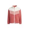 adidas Флисовая куртка на молнии с воротником-стойкой и принтом логотипа, унисекс, красная