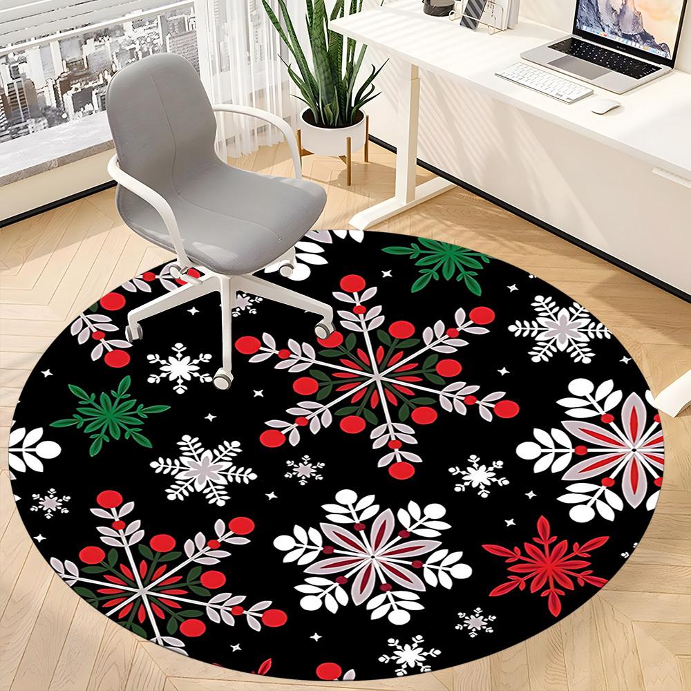 1pc Winter Festive Carpet for Office, Non-slip, Soft and Durable Office Rug, Perfect for Office yy260128026