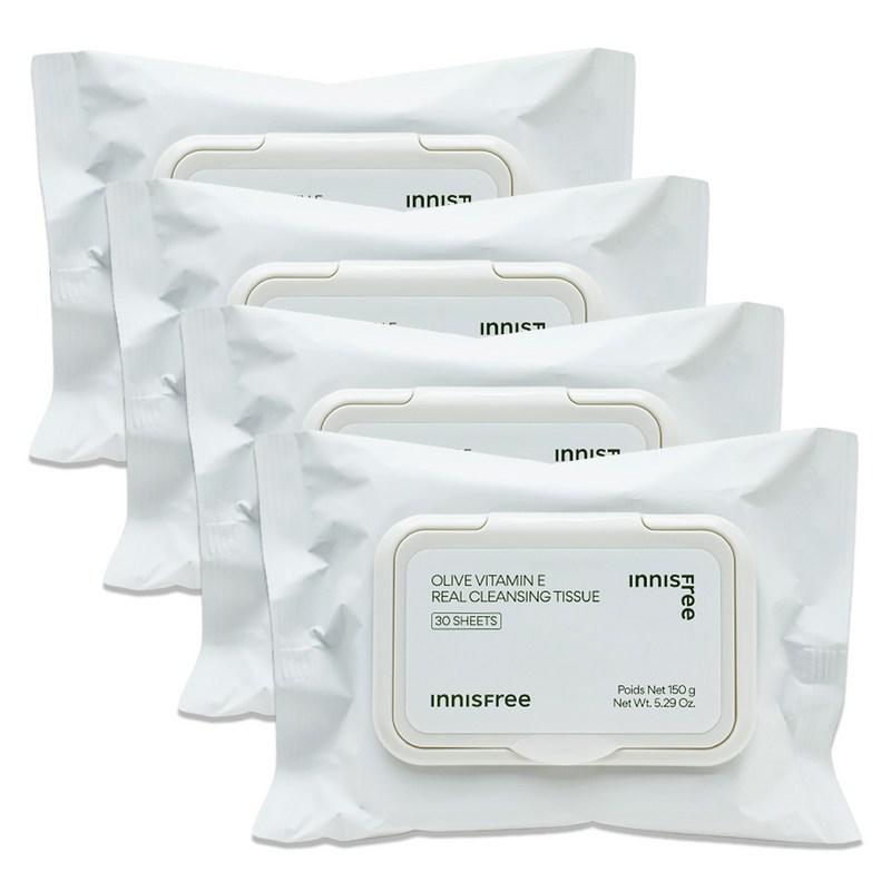 Innisfree Olive Vitamin E Real Cleansing Tissues, 1 pcs