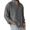 Men's Loose Classic Lapel Multi-pocket Industrial Work Shirt Top