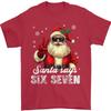 Funny Santa Says Six Seven Christmas Meme Xmas Unisex T-Shirt