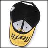 Бейсболка UV CZA476 [Белый Клык], Кепка, Головной убор, Вышитая, Спортивная, Повседневная, Защитная, Стильная, Мужская, Женская, (Черный желтый)
