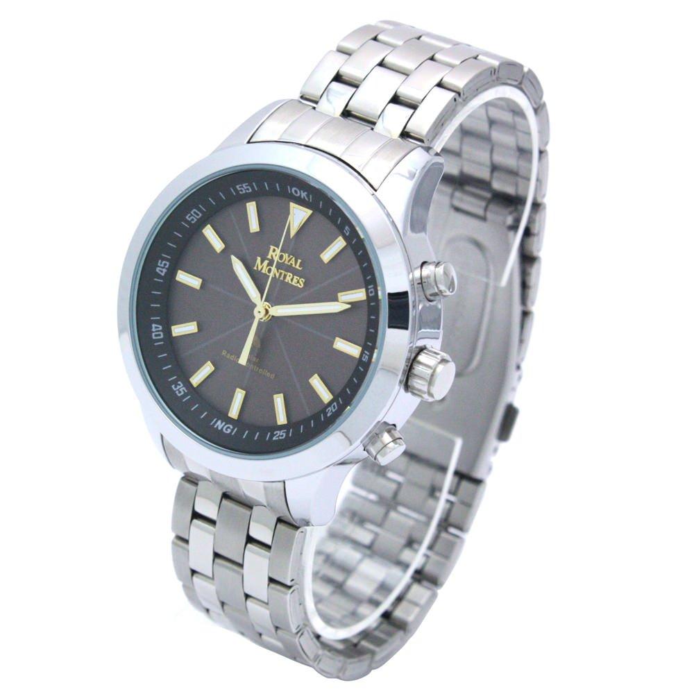 Часы серебряные [Royal Montres] RM-0007 BK-WH