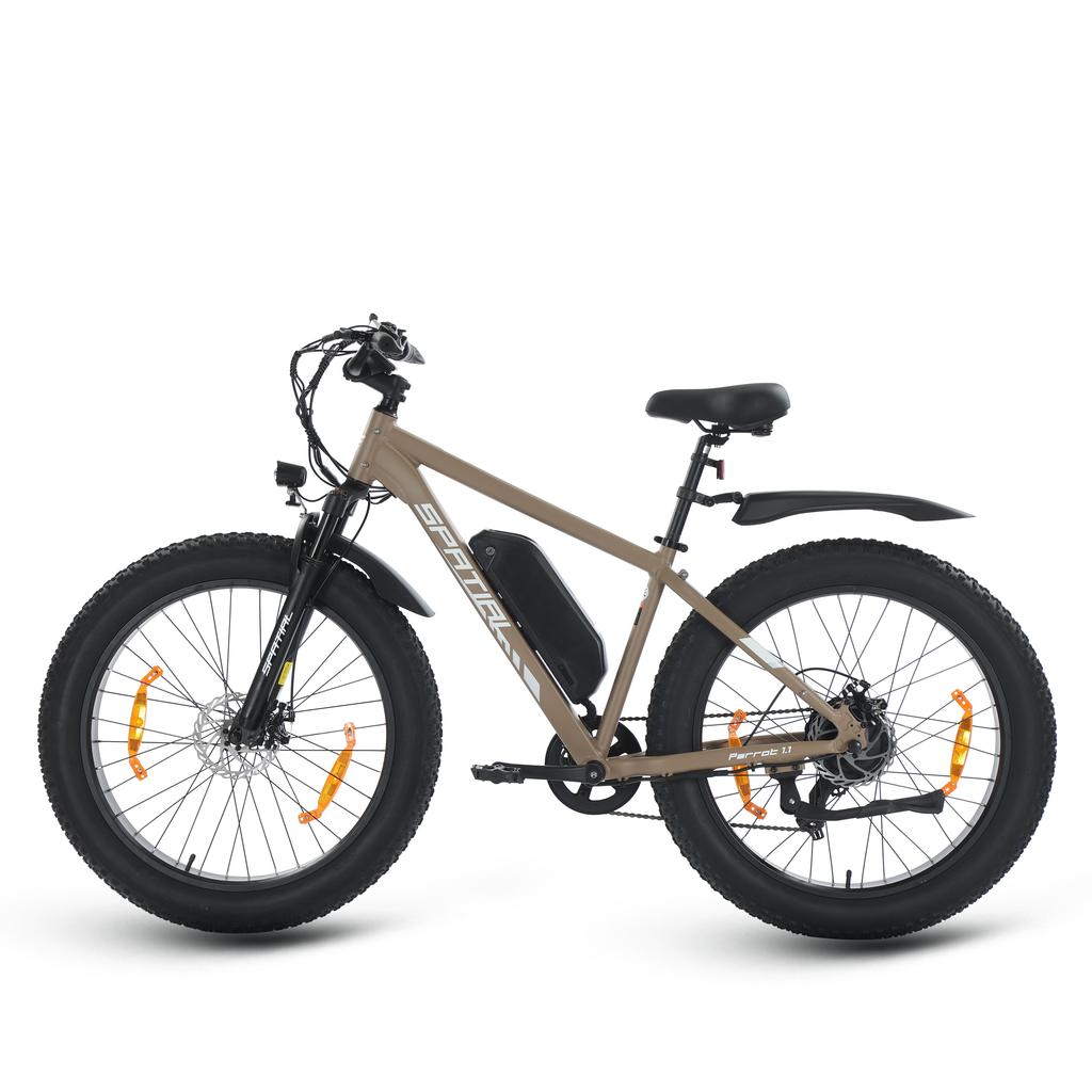 SPATIAL Parrot Мужской Внедорожный Электровелосипед 250 Вт Мотор 48В13Ач Аккумулятор Велосипед для Катания на Открытом Воздухе 26 Дюймов Внедорожный Электро-Горный Велосипед
