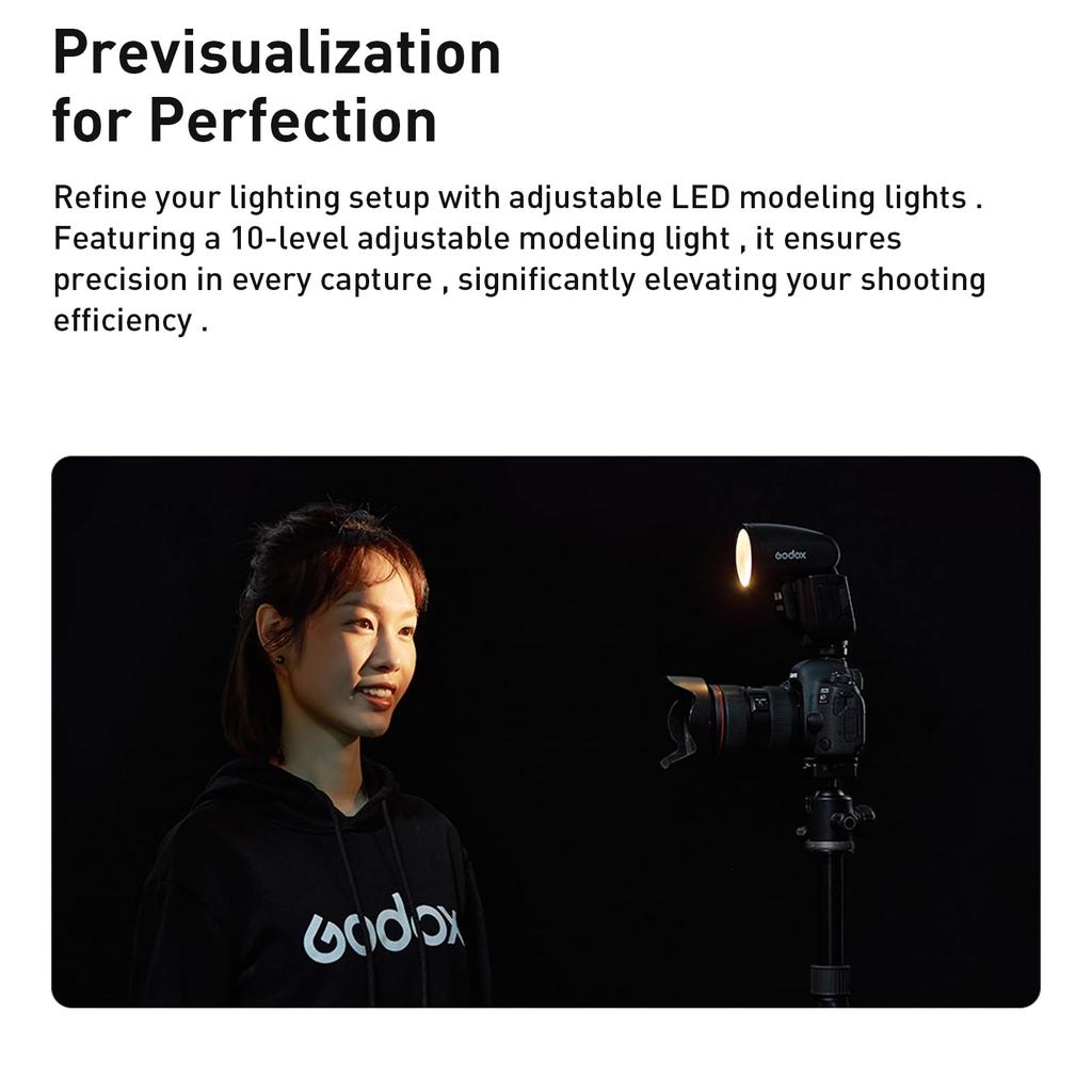 Вспышка Godox V1 pro TTL для камеры Godox HSS 76Ws с круглой головкой Speedlight V1pro-S Sony, обновление V1-S, 2.4G 1/8000s Li-ion