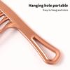 Double Row Hairbrush Wide Toothed Comb Curved Comb Massage Fluffy Hair Brush Curl Hair Styling Hairdressing Tools