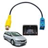 Upgraded Car Reversing Camera Adaptor Cable Fakra Female To RCA Female Compatible Wth C/E/GLKS80L 30cm/12-inches