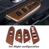 Car Interior Peach Wood Grain Inner Door Handle Decoration Frame Car Styling For Honda CRV CR-V 2017 2018  