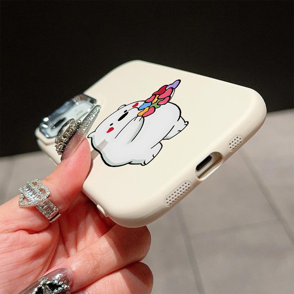 Сплошной цвет с серебряными краями линз, мягкий жидкий силиконовый противоударный чехол для телефона для iPhone Samsung Huawei Honor Xiaomi Redmi OPPO Realme Vivo Infinix Tecno