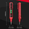 Бесконтактный тестер переменного напряжения, электрическая ручка с ЖК-дисплеем, переменный ток 12–400 В, искатель точек обрыва провода, электрический тестер, тестер провода под напряжением/без напряжения