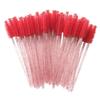 50pcs Disposable Eyelash Brushes Crystal Eye Lash Mascara Wands Glitter Lash Comb Spoolies Micro Makeup Applicators