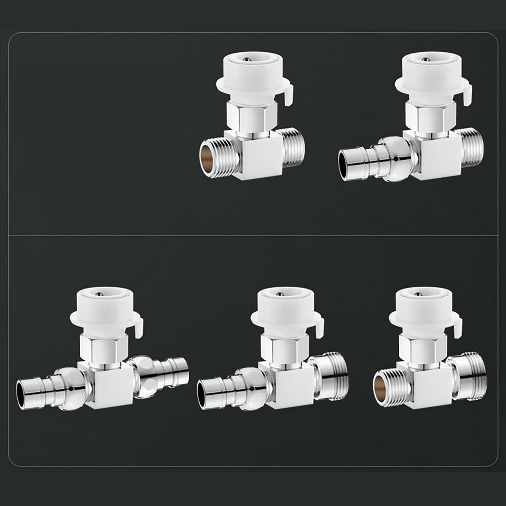 Three Way Water Diverter Valve One Inlet Two Outlet Connector Pipe Fittings 3 Way Water Separator Valve Simple Installs