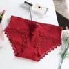 Cotton Thread Cotton Underwear Women Sexy Lace Lace Breathable Seamless Comfortable Cotton Women's Briefs