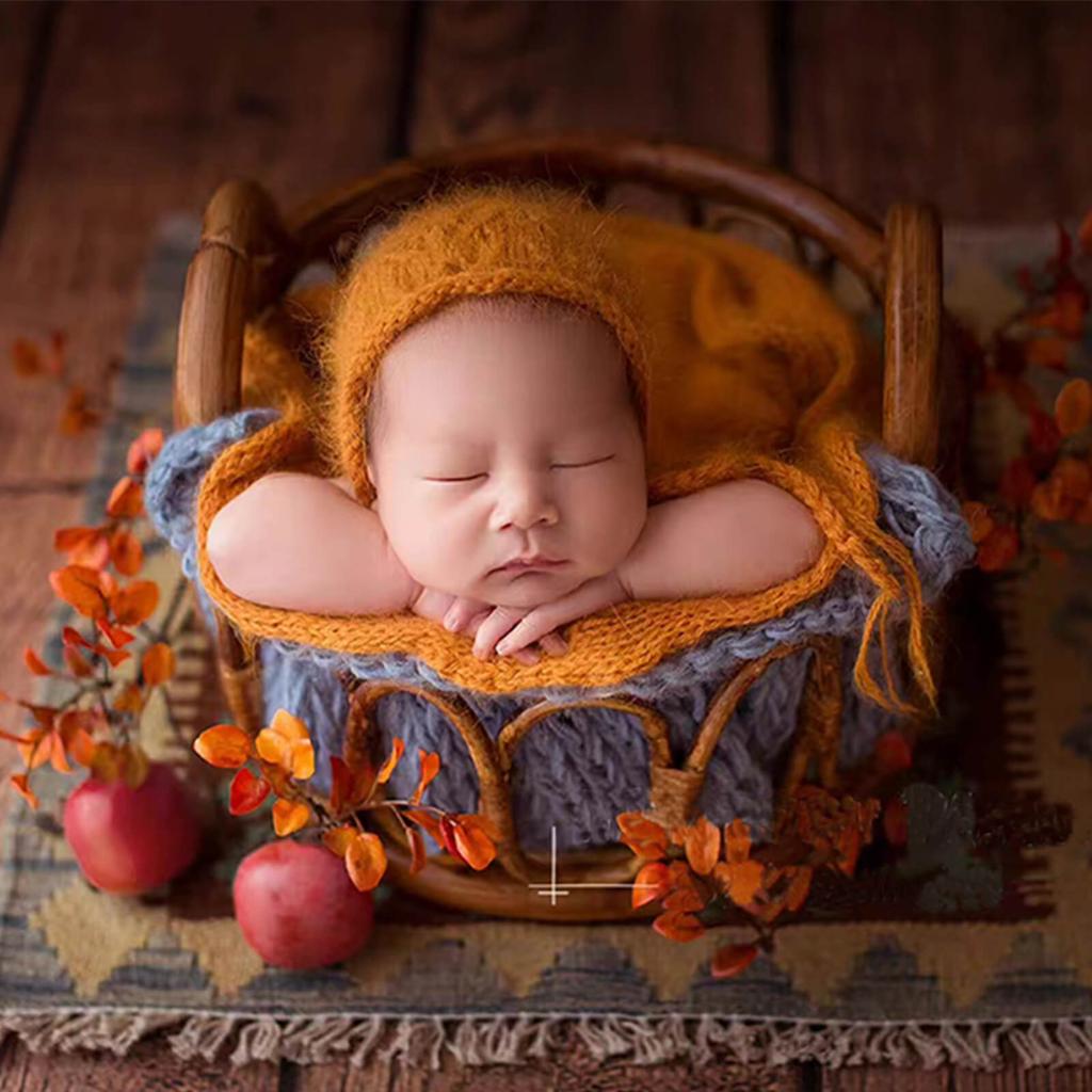Newborn Photography Props  Basket  Bed Retro Chair Baby Bed Container Photography Pose Shooting Studio Accessories