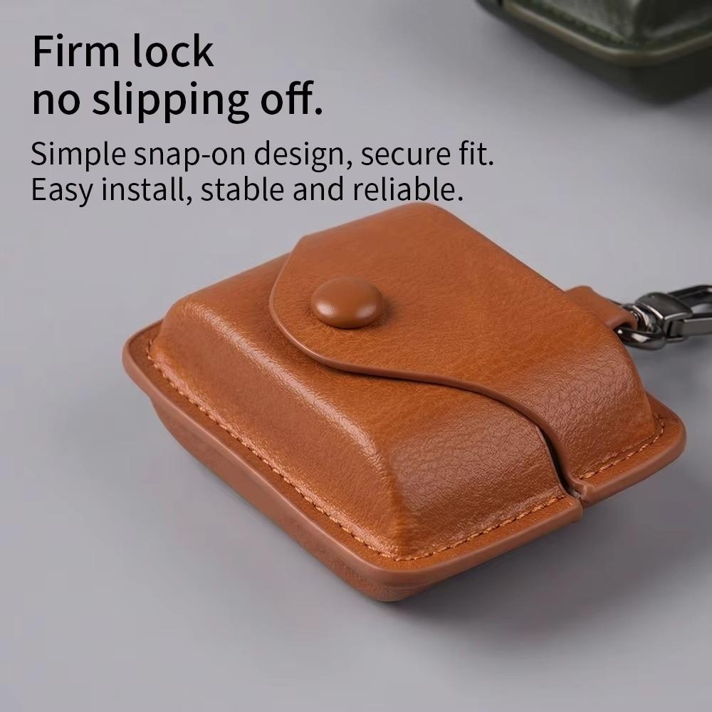 Anti-Scratch Earphone Case PU Leather Bluetooth Earbuds Shell Protective Cover for Sony WF-1000XM6