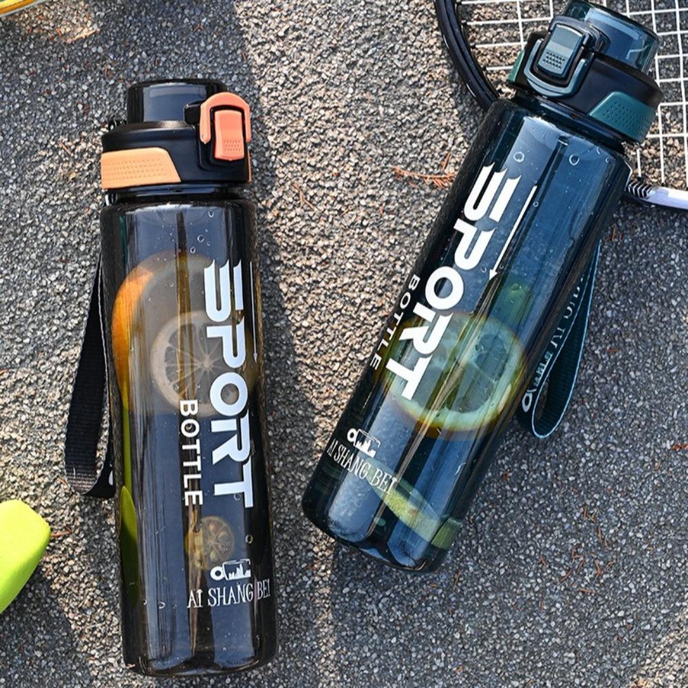 Plastic Clear Drink Bottle Leakproof Travel Kettle Portable Sports Water Bottle