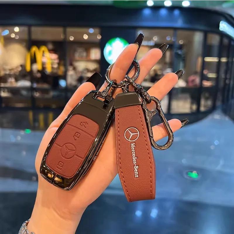 Car Remote Key Case Cover Shell Fob For Mercedes Benz A C E S G Class W177 W205 W213 X167 W222 CLA GLE GLB GLS AMG Maybach qt1
