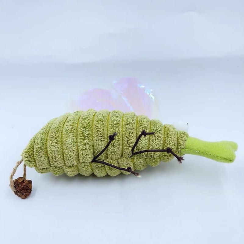 Cat Plush Toy Interactive Catnip Simulated Mosquito Kitten Toy Bite Resistant Teeth Cleaning Pet Catnip Toy Accessories