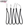 5pcs Nylon Hand Wrist Strap Lanyard For Camera Cell Phone For IPod USB Mp3 Mp4 Camera String Strap Black