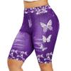 Plus Size 3D Print Capri Leggings For Women Faux Denim Women Fashion Jegging Shorts