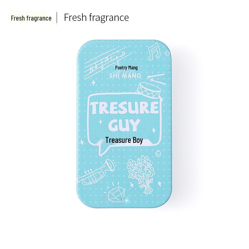 Shi Mang Peach Milk Portable Solid Perfume Balm - Long-lasting Light Fragrance for Students