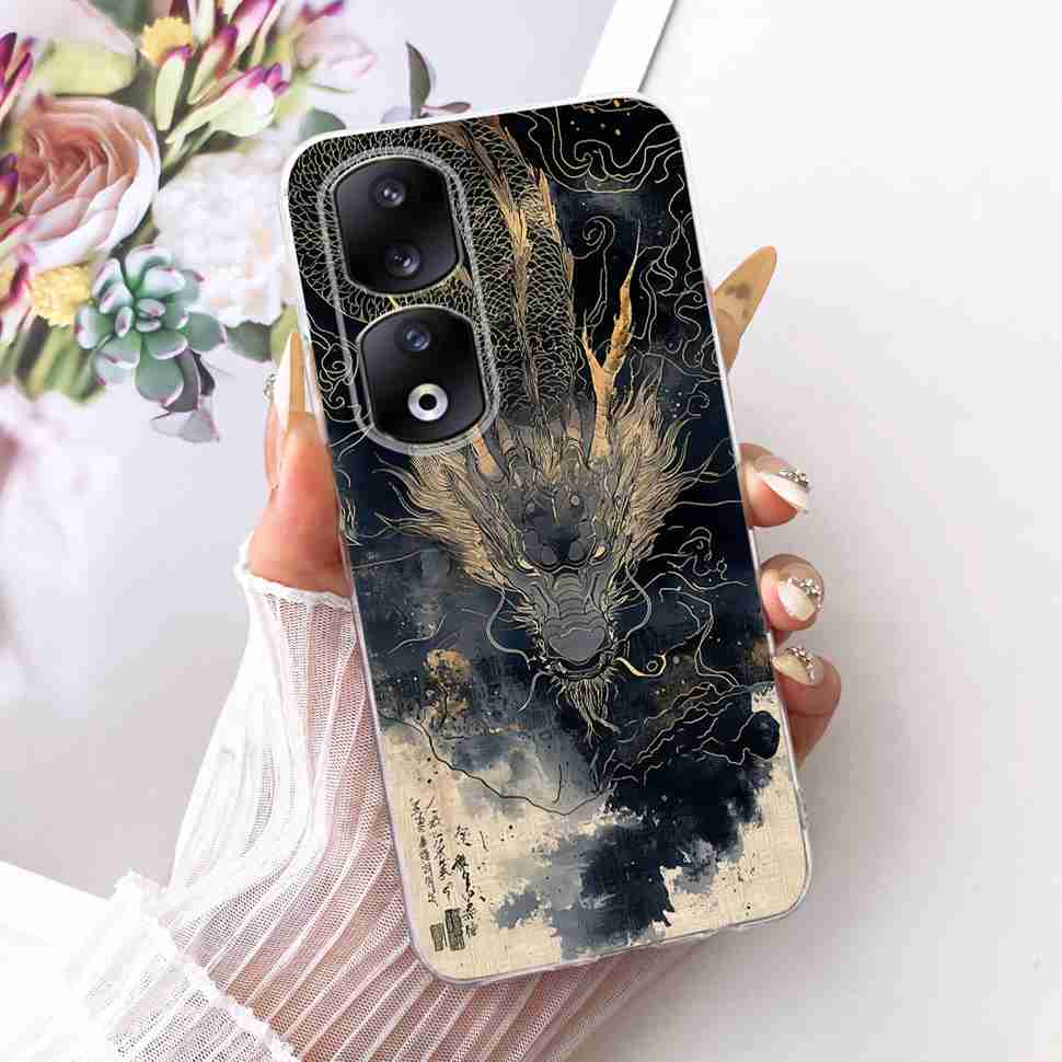 For Honor 90 Pro 5G 6.78" Case Fashion Painted Butterfly Silicone TPU Back Cover For Honor 90Pro 90 PRO 5G REP-AN00 Phone Cases