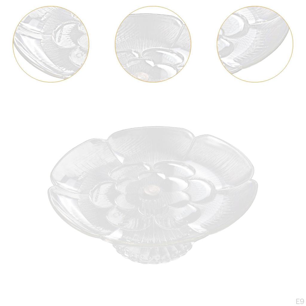 Акриловая подставка для фруктов и кексов, поднос для сервировки с основанием Home Snacks