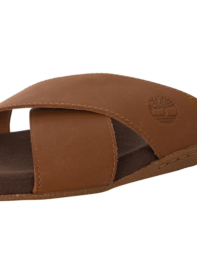 Timberland Men's Seaton Bay Cross Strap Sandals, TB0A2422F131, Saddle 9.0 / 27.0cm
