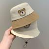 Cartoon Bear Children Sun Visor Hat Sun Protection Breathable Sunscreen Buckets Hat Uv Protection Sunshade Hat Summer