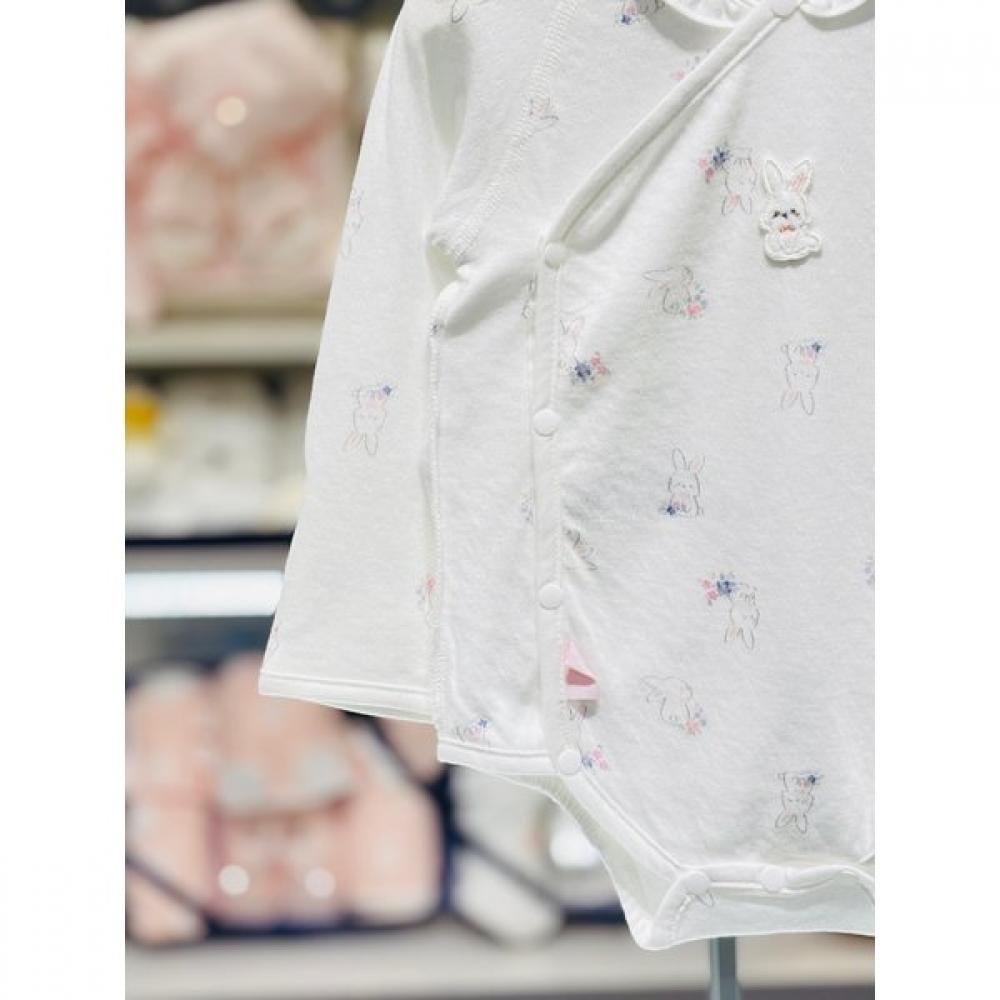 Absorba Girl Ribbon Cotton Modal Newborn Suit A2d10108