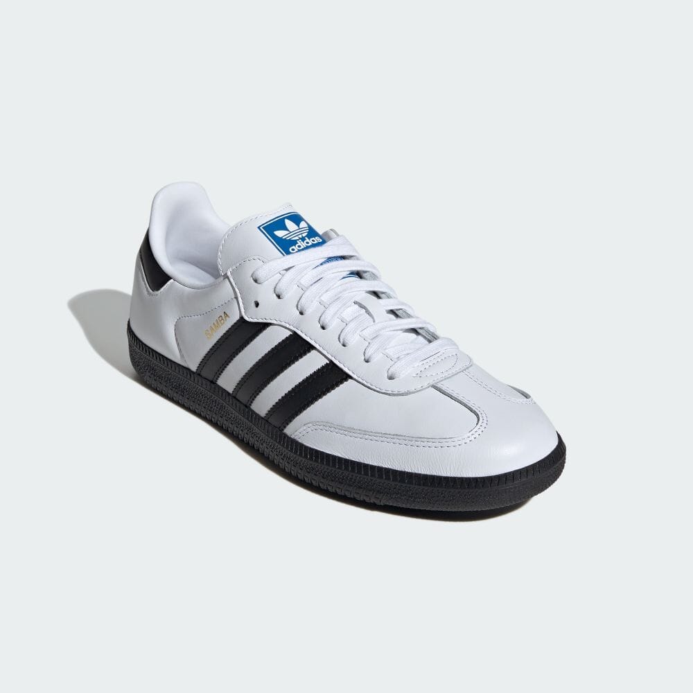 adidas Обувь SAMBA OG Белые кроссовки ORIGINALS Унисекс IH4879 Обувь Белая / Обувь Белая / Основная Черная
