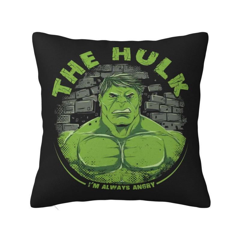 Пользовательская наволочка Халк 45x45см Бархатные Современные Подушки