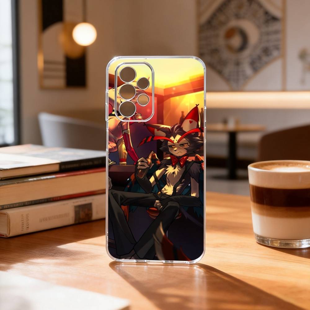 Hazbin Hotel Husk Чехол для телефона Прозрачный Силиконовый Мягкий Для Samsung S25,S24,S21,S22,S23,S30,Ultra,S20,Plus,Fe